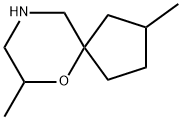 6-Oxa-9-azaspiro[4.5]decane,2,7-dimethyl- Struktur