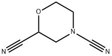 2,4-Morpholinedicarbonitrile Struktur