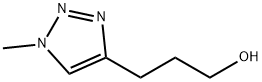 1H-1,2,3-Triazole-4-propanol, 1-methyl- Struktur