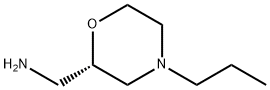 2-Morpholinemethanamine,4-propyl-,(2S)- Struktur