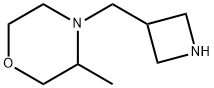 Morpholine, 4-(3-azetidinylmethyl)-3-methyl- Struktur