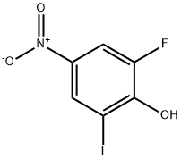 Phenol, 2-fluoro-6-iodo-4-nitro- Struktur