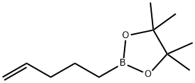 1,3,2-Dioxaborolane, 4,4,5,5-tetramethyl-2-(4-pentenyl)- Struktur