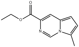 Ethyl 7-methylpyrrolo[1,2-c]pyrimidine-3-carboxylate Struktur