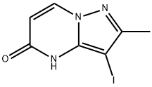 Pyrazolo[1,5-a]pyrimidin-5(4H)-one, 3-iodo-2-methyl- Struktur