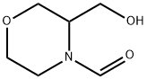 4-Morpholinecarboxaldehyde, 3-(hydroxymethyl)- Struktur