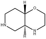 2H-Pyrido[4,3-b]-1,4-oxazine, octahydro-, (4aS,8aS)- Struktur