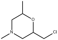 Morpholine,2-(chloromethyl)-4,6-dimethyl- Struktur