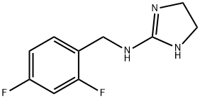 1H-Imidazol-2-amine, N-[(2,4-difluorophenyl)methyl]-4,5-dihydro- Struktur