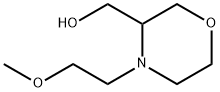 3-Morpholinemethanol, 4-(2-methoxyethyl)- Struktur