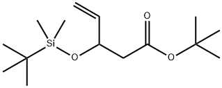 tert-Butyl-3-(tert-butyldimethylsilyloxy)pent-4-enoate Struktur