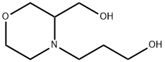 4-Morpholinepropanol, 3-(hydroxymethyl)- Struktur