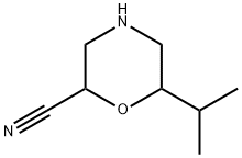 2-Morpholinecarbonitrile, 6-(1-methylethyl)- Struktur