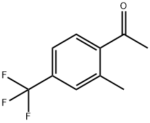 Ethanone, 1-[2-methyl-4-(trifluoromethyl)phenyl]- Structure