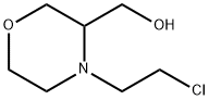 3-Morpholinemethanol, 4-(2-chloroethyl)- Struktur