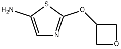 5-Thiazolamine, 2-(3-oxetanyloxy)- Struktur