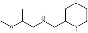 3-Morpholinemethanamine, N-(2-methoxypropyl)- Struktur