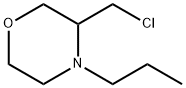 Morpholine, 3-(chloromethyl)-4-propyl- Struktur