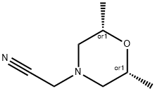 4-Morpholineacetonitrile,2,6-dimethyl-,(2R,6S)-rel- Struktur