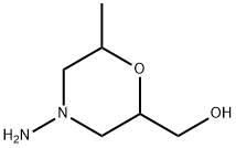 2-Morpholinemethanol,4-amino-6-methyl- Struktur