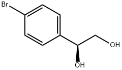 (S)-1-(4-Bromophenyl)ethane-1,2-diol Struktur