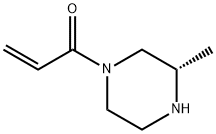 (S)-1-(3-Methylpiperazin-1-yl)prop-2-en-1-one Struktur