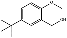 Benzenemethanol, 5-(1,1-dimethylethyl)-2-methoxy- Struktur