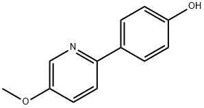 4-(5-methoxypyridin-2-yl)phenol Struktur