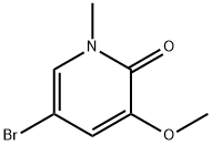 5-Bromo-3-methoxy-1-methyl-1H-pyridin-2-one Struktur