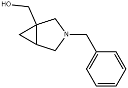 3-Azabicyclo[3.1.0]hexane-1-methanol, 3-(phenylmethyl)- Struktur