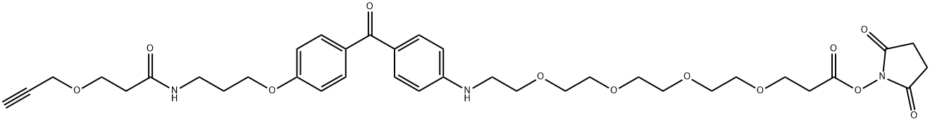 UV-Tracer alkyne NHS ester Struktur