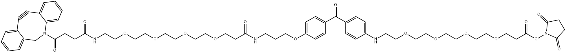 UV-Tracer DBCO NHS ester Struktur