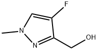 1H-Pyrazole-3-methanol, 4-fluoro-1-methyl- Struktur