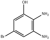 Phenol, 2,3-diamino-5-bromo- Struktur