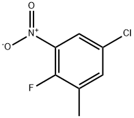 Benzene, 5-chloro-2-fluoro-1-methyl-3-nitro- Struktur