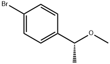 Benzene, 1-bromo-4-[(1R)-1-methoxyethyl]- Struktur