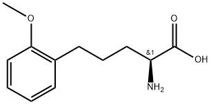 (S)-Fmoc-2-amino -5-(2-methoxyphenyl)pentanoic acid Struktur