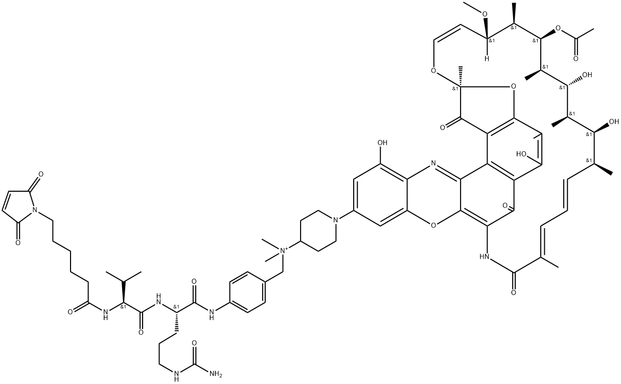 MC-Val-Cit-PAB-dimethylDNA31 Struktur