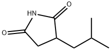 2,5-Pyrrolidinedione, 3-(2-methylpropyl)- Struktur