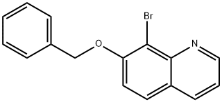 7-(benzyloxy)-8-bromoquinoline Struktur