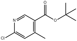 Tert-butyl 6-chloro-4-methylnicotinate Struktur