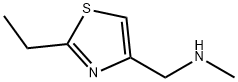 4-Thiazolemethanamine, 2-ethyl-N-methyl- Struktur