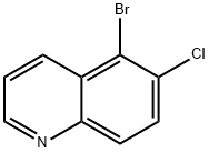 5-bromo-6-chloroquinoline Struktur