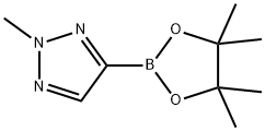 (2-METHYL-2H-1,2,3-TRIAZOL-4-YL)BORONIC ACID PINACOL ESTER Struktur