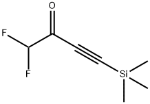 1,1-difluoro-4-(trimethylsilyl)but-3-yn-2-one Struktur