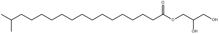 Heptadecanoic acid, 16-methyl-, 2,3-dihydroxypropyl ester (9CI) Struktur