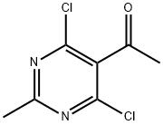 1-(4,6-dichloro-2-methylpyrimidin-5-yl)ethan-1-one Struktur