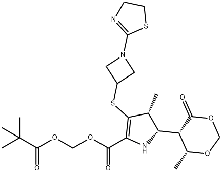 Tebipenem pivoxil impurity P6 Struktur