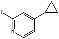 4-CYCLOPROPYL-2-FLUOROPYRIDINE Struktur