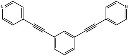 Pyridine, 4,4'-(1,3-phenylenedi-2,1-ethynediyl)bis- Struktur